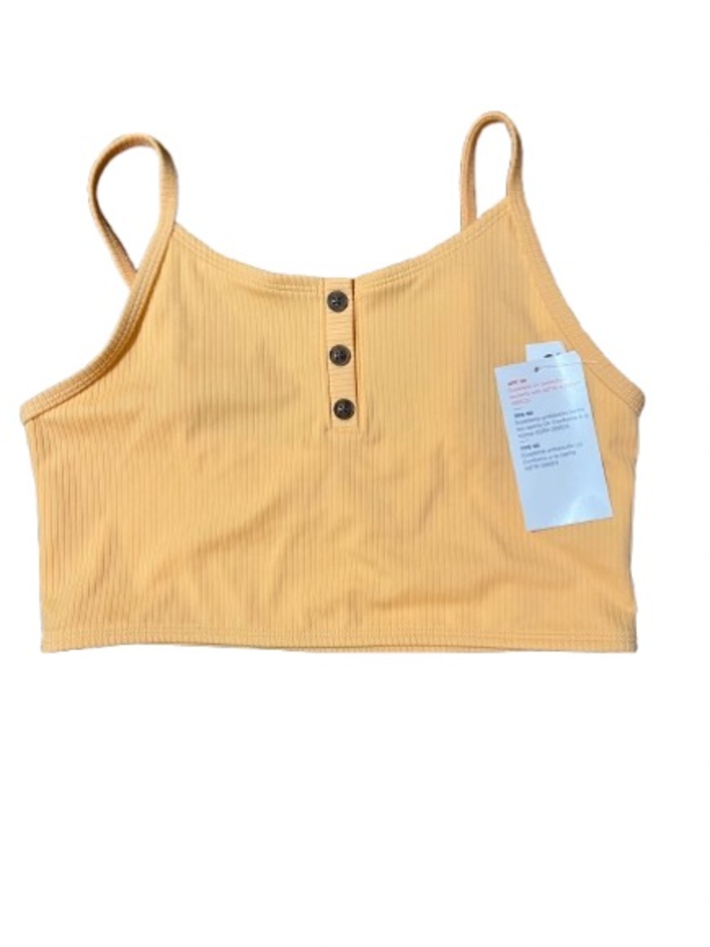 NWT Old Navy UPF 40+ Protection Ribbed  Cropped Cami Tank Top  Size XL